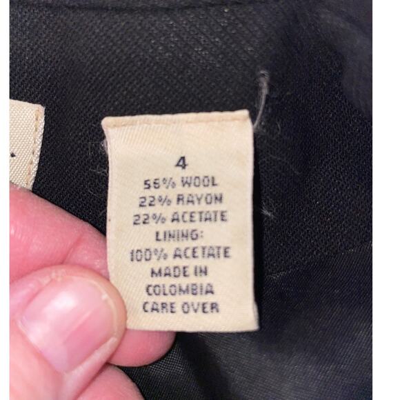 Ann Taylor Wool Blend Long Professional Jacket - Women's Size 4 - 31" Long - Picture 6 of 9